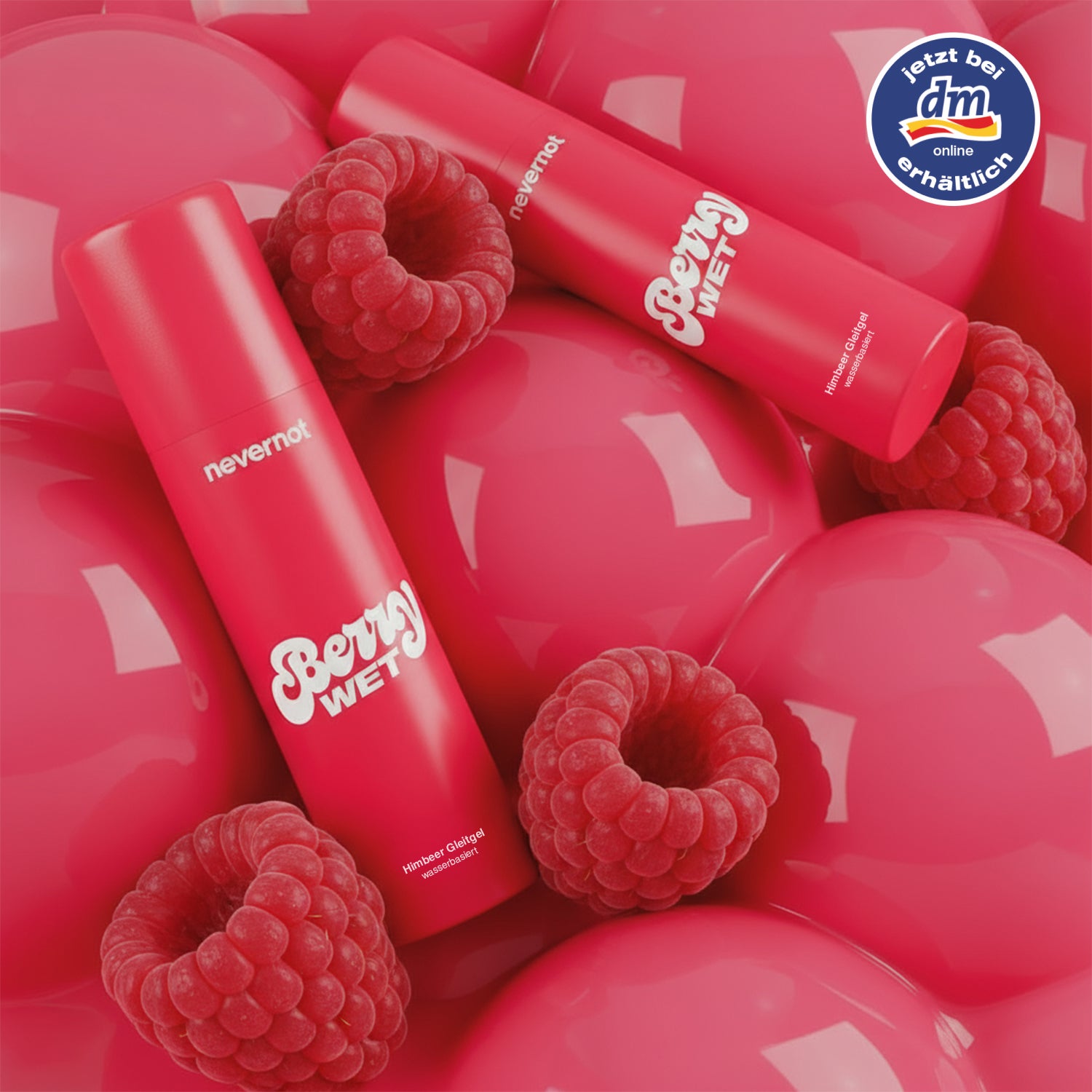 Gleitgel Berry Wet mit Himbeergeschmack nevernot Gleitgel Berry Wet mit Himbeergeschmack nevernot