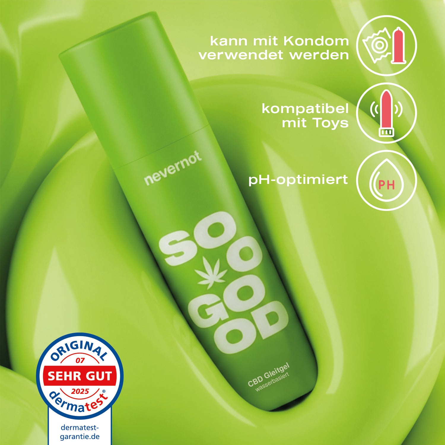 CBD-infused Gleitgel | SOOO GOOD nevernot.de CBD-infused Gleitgel | SOOO GOOD nevernot.de